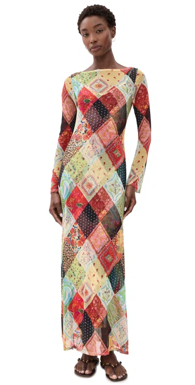 Never Fully Dressed Aria Mesh Dress Multi