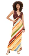 Never Fully Dressed Beaded Allegra Dress Orange In Orange