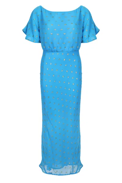 Never Fully Dressed Blue Tilly Dress