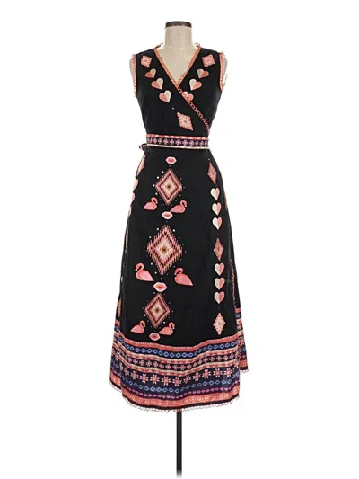 Pre-owned Never Fully Dressed Casual Dress In Black