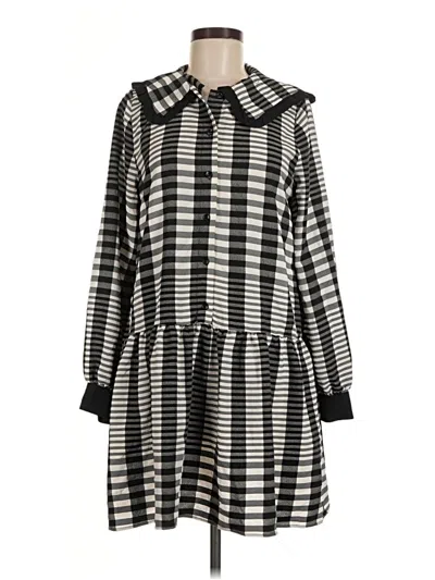 Pre-owned Never Fully Dressed Casual Dress In Black