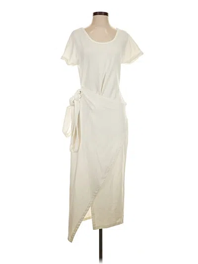 Pre-owned Never Fully Dressed Casual Dress In Ivory
