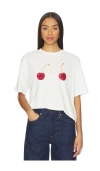 Never Fully Dressed Cherry Boob T-shirt In White