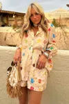Never Fully Dressed Cream Shell Elissa Shorts
