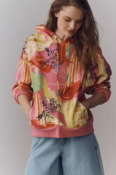 Never Fully Dressed Dallas Cotton Hoodie In Multi