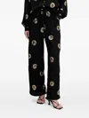 Never Fully Dressed Drawstring Palazzo Trousers In Black