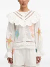 Never Fully Dressed Dreamer Willa Blouse In White