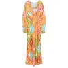 Never Fully Dressed Child Emma Midi Dress In Orange