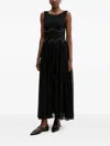 Never Fully Dressed Embellished Maxi Dress In Black
