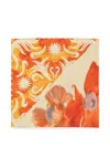 Never Fully Dressed Floral-print Square Scarf In Multi