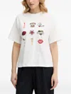 Never Fully Dressed Graphic Print T-shirt In White