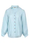 Never Fully Dressed Ice Blue Miley Shirt In Blue