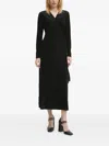Never Fully Dressed Leopard-print Wrap Dress In Black