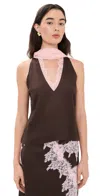 Never Fully Dressed Lily Top Brown In Brown