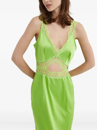 Never Fully Dressed Lime Mimi Maxi Dress In Green