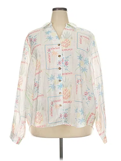 Never Fully Dressed Long Sleeve Blouse In Ivory