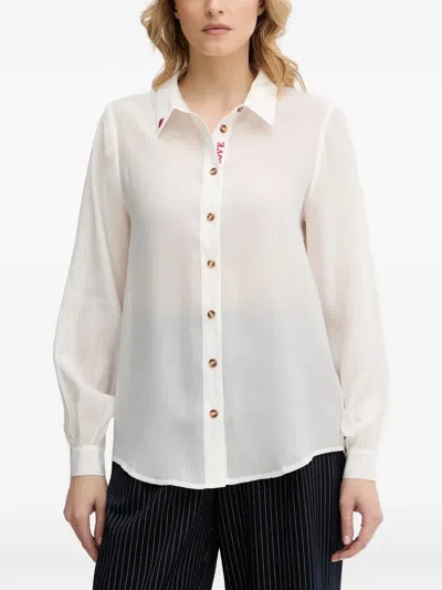 Never Fully Dressed Love Milley Shirt In White