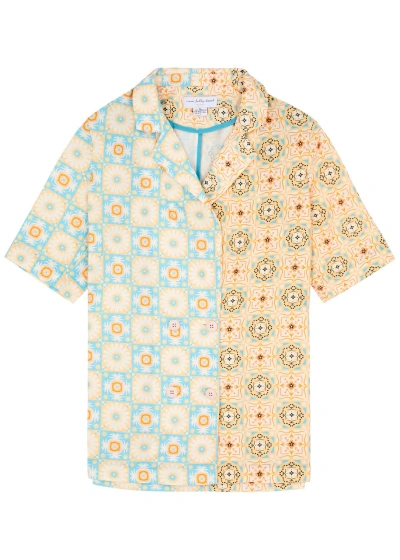 Never Fully Dressed Margo Printed Cotton-blend Shirt In Multicoloured