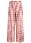 Never Fully Dressed Marina Marra Printed Cotton Trousers
