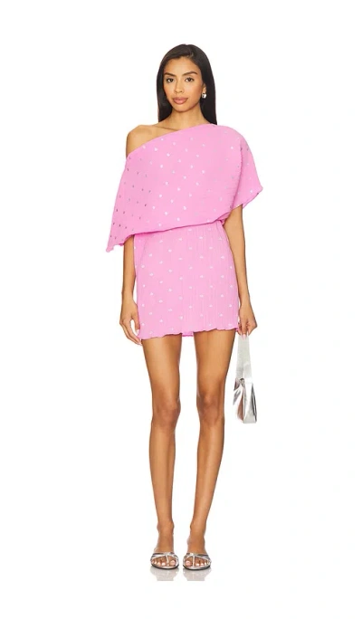 Never Fully Dressed Mini Tilly Dress In Pink