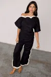 Never Fully Dressed Mono Scallop Trousers