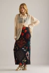 Never Fully Dressed Night Garden Mesh Dorris Maxi Skirt In Multi