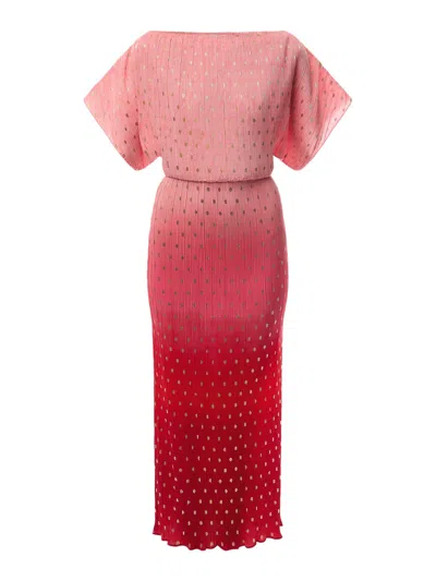 Never Fully Dressed Ombre Tilly Dress In Pink