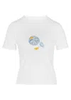 Never Fully Dressed Oyster Baby T-shirt In White