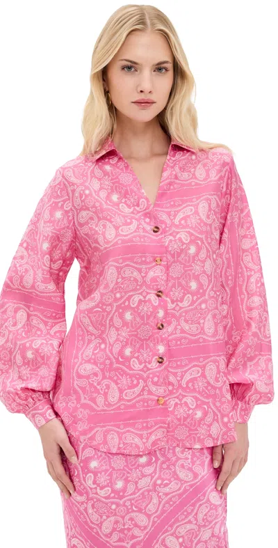 Never Fully Dressed Pink Bandana Miley Shirt Pink