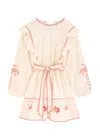 Never Fully Dressed Pollenca Embroidered Cotton Mini Dress