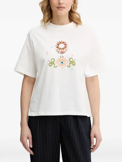 Never Fully Dressed Printed T-shirt In White