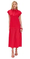 Never Fully Dressed Red Darcy Dress Red In Red