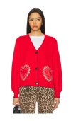 Never Fully Dressed Red Heart Cardi In 红色