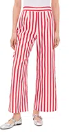 Never Fully Dressed Red Stripe Mara Trousers Red In Red