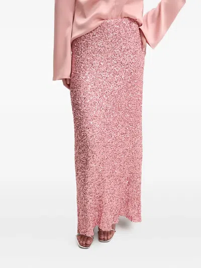 Never Fully Dressed Sequin Skirt In Pink