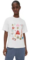 Never Fully Dressed Ski Tee Cream In White