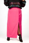 Never Fully Dressed Split Maxi Skirt In Pink In Pink