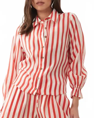 Never Fully Dressed Tie Back Top In Red