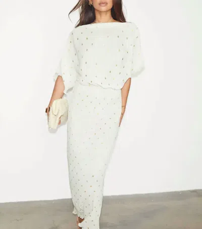 Never Fully Dressed Tilly Dress In Cream In White