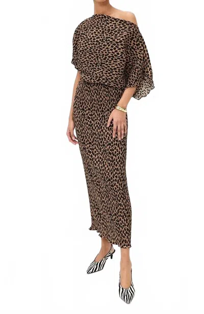 Never Fully Dressed Tilly Dress In Leopard In Black