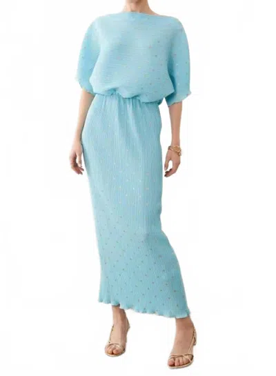Never Fully Dressed Tilly Maxi Dress In Turquoise In Blue
