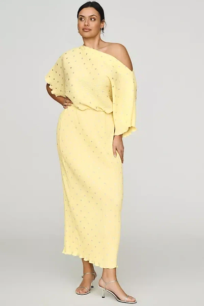 Never Fully Dressed Tilly Plus Draped Midi Dress In Black