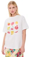 Never Fully Dressed White Fruit T-shirt White In White