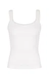 Never Fully Dressed White Teddy Vest In White