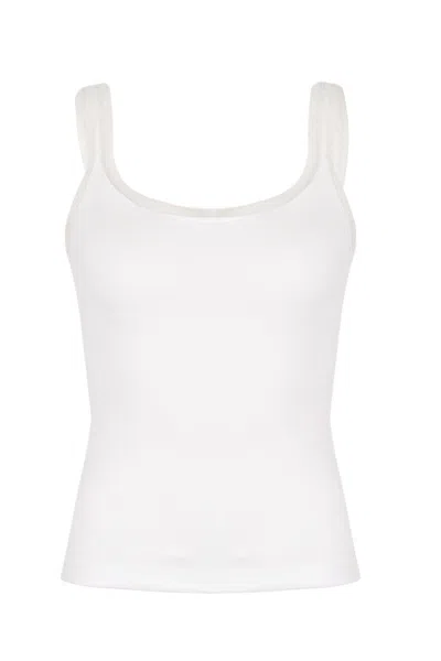 Never Fully Dressed White Teddy Vest