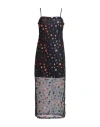 Never Fully Dressed Woman Maxi Dress Black Size 12 Polyester, Viscose In Black