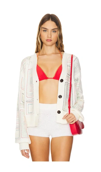 Never Fully Dressed Work Cardigan In Cream