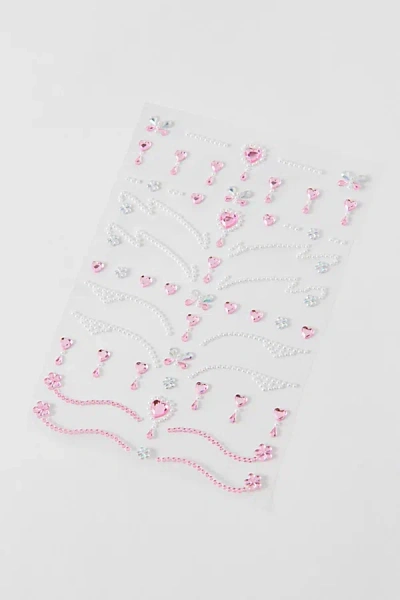 Never Have I Ever Face Adornments Rhinestone Gem Set In Pink At Urban Outfitters