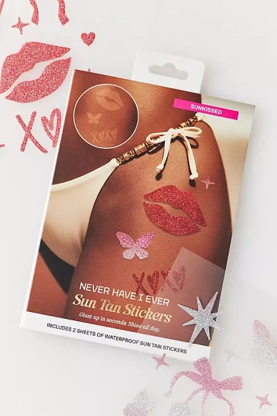 Never Have I Ever Sun Tan Stickers In Multi