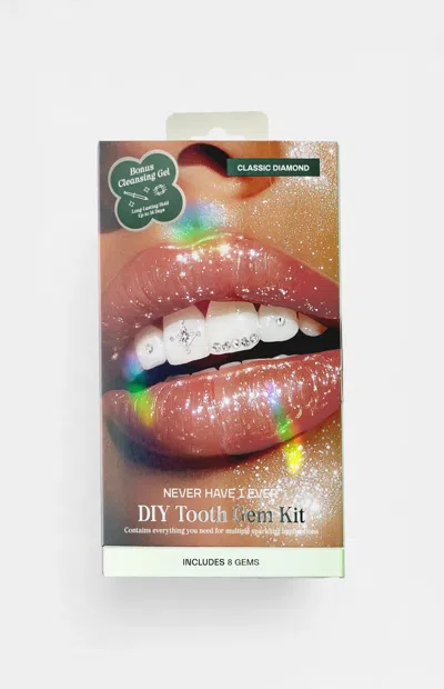 Never Have I Ever Women's Classic Diamond Diy Tooth Gem Kit In Clear